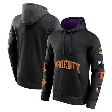 Men's Fanatics Black Phoenix Suns Home Court Pullover Hoodie