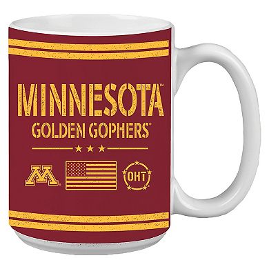 Minnesota Golden Gophers 15oz. OHT Military Appreciation Mug