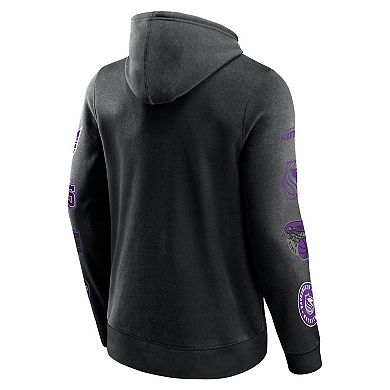 Men's Fanatics Black Sacramento Kings Home Court Pullover Hoodie