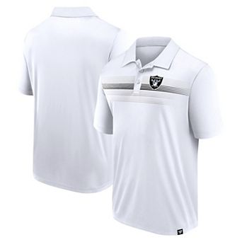Men's Fanatics Branded White Las Vegas Raiders Victory For Us Interlock Polo