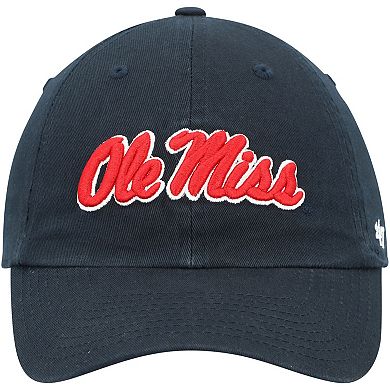Men's '47 Navy Ole Miss Rebels Vintage Clean Up Adjustable Hat