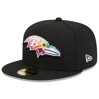 Baltimore ravens fitted hats hot sale