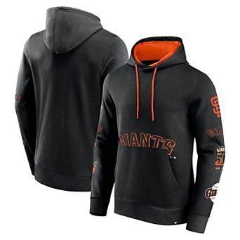 Men's Fanatics Branded Black San Francisco Giants Wild Winner Pullover Hoodie