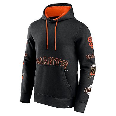 Men's Fanatics Branded Black San Francisco Giants Wild Winner Pullover Hoodie