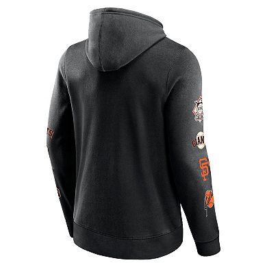 Men's Fanatics Branded Black San Francisco Giants Wild Winner Pullover Hoodie