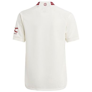 Youth adidas  White Manchester United 2023/24 Third Replica Jersey