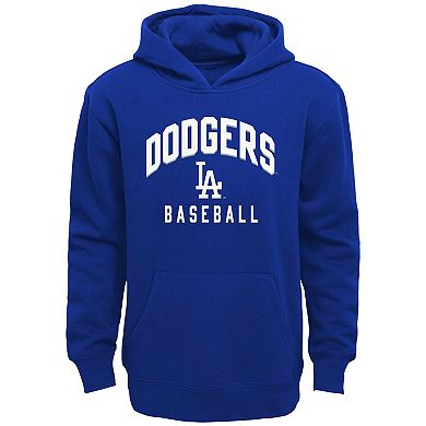 Toddler Royal/Gray Los Angeles Dodgers Play-By-Play Pullover Fleece Hoodie & Pants Set