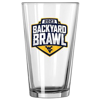 West Virginia Mountaineers 2023 Backyard Brawl 16oz. Pint Glass