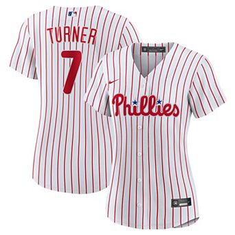 Women's Nike Trea Turner White Philadelphia Phillies Home Replica Player Jersey