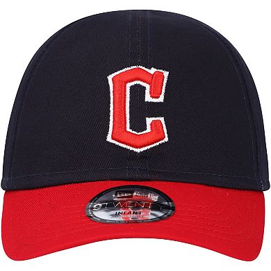 Infant New Era Navy Cleveland Guardians Team Color My First 9TWENTY Flex Hat