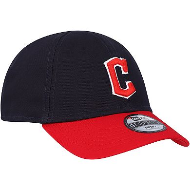Infant New Era Navy Cleveland Guardians Team Color My First 9TWENTY Flex Hat
