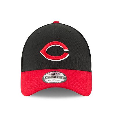 Men's New Era Black Cincinnati Reds Team League 9FORTY Adjustable Hat