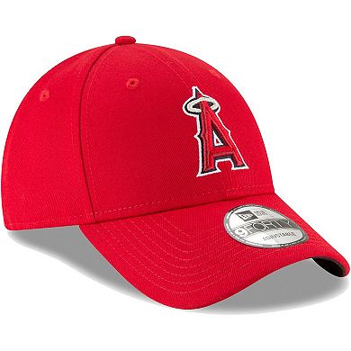 Men's New Era Red Los Angeles Angels Game The League 9FORTY Adjustable Hat