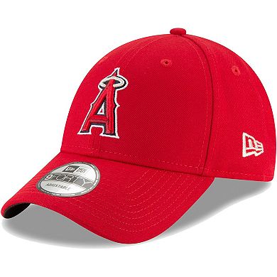 Men's New Era Red Los Angeles Angels Game The League 9FORTY Adjustable Hat