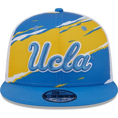 Men's New Era Blue UCLA Bruins Tear Trucker 9FIFTY Snapback Hat