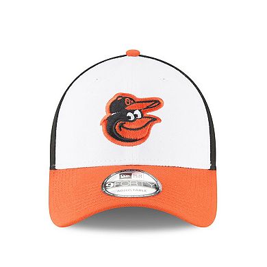 Men's New Era White Baltimore Orioles Logo League 9FORTY Adjustable Hat