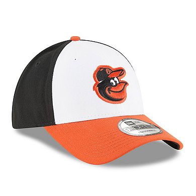 Men's New Era White Baltimore Orioles Logo League 9FORTY Adjustable Hat