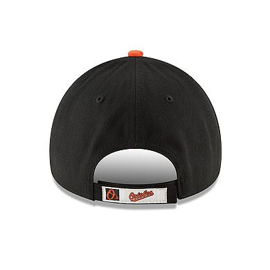 Men's New Era White Baltimore Orioles Logo League 9FORTY Adjustable Hat