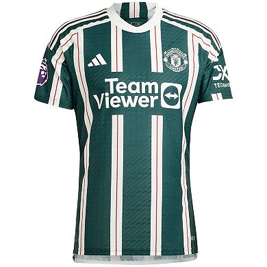 Men's adidas  Green Manchester United 2023/24 Away Authentic Jersey