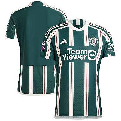 Men's adidas  Green Manchester United 2023/24 Away Authentic Jersey