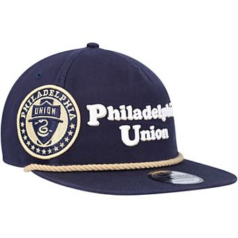 Men's New Era Navy Philadelphia Union Heritage The Golfer Snapback Hat
