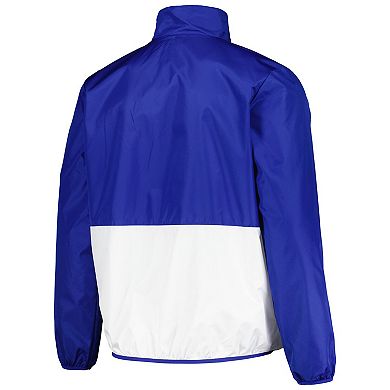 Men's G-III Sports by Carl Banks Royal Kansas Jayhawks CornermanÂ Half-Zip Top