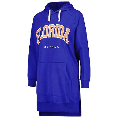Women's Gameday Couture Royal Florida Gators Take a Knee Raglan Hooded Sweatshirt Dress