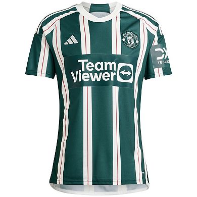 Men's adidas  Green Manchester United 2023/24 Away Replica Jersey