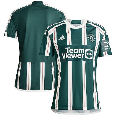 Men's adidas  Green Manchester United 2023/24 Away Replica Jersey