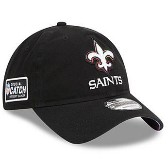 Men's New Era Black New Orleans Saints 2023 NFL Crucial Catch 9TWENTY Adjustable Hat