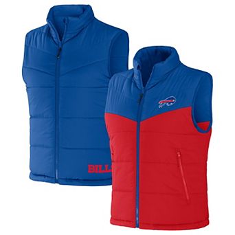 Men's NFL x Darius Rucker Collection by Fanatics Royal Buffalo Bills Colorblocked Full-Zip Vest