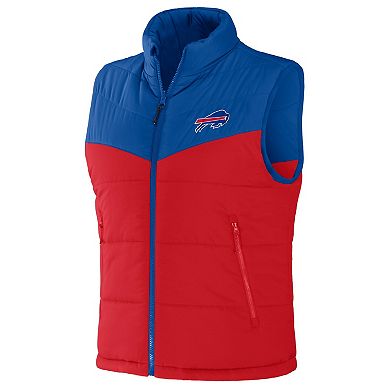 Men's NFL x Darius Rucker Collection by Fanatics Royal Buffalo Bills Colorblocked Full-Zip Vest
