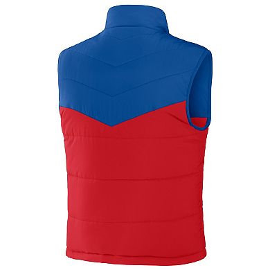 Men's NFL x Darius Rucker Collection by Fanatics Royal Buffalo Bills Colorblocked Full-Zip Vest