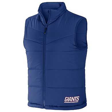 Men's NFL x Darius Rucker Collection by Fanatics Royal New York Giants Colorblocked Full-Zip Vest