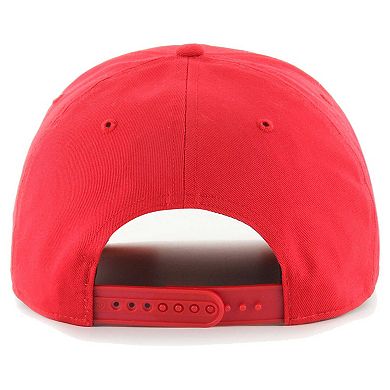 Men's '47 Red Chicago Bulls Overhand Logo Hitch Adjustable Hat
