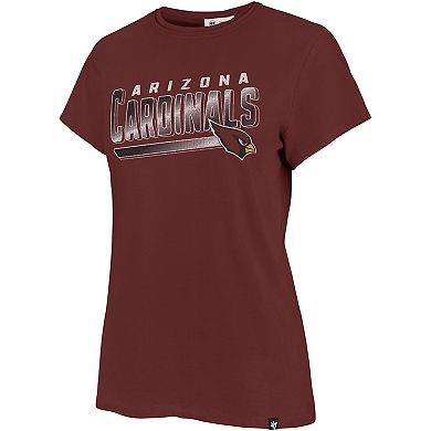 Women's '47 Cardinal Arizona Cardinals Pep Up Frankie T-Shirt
