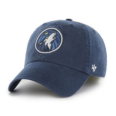 Men's '47 Navy Minnesota Timberwolves Classic Franchise Fitted Hat