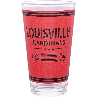 Louisville Cardinals 16oz. OHT Military Appreciation Pint Glass