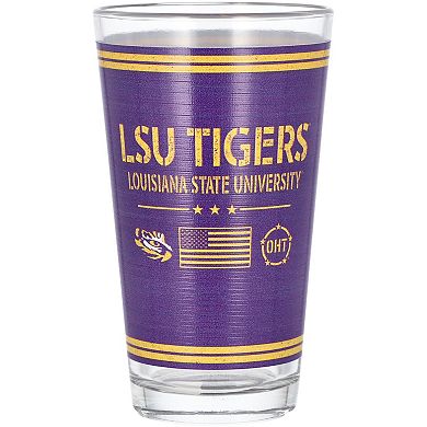 LSU Tigers 16oz. OHT Military Appreciation Pint Glass