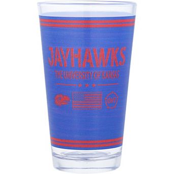 Kansas Jayhawks 16oz. OHT Military Appreciation Pint Glass