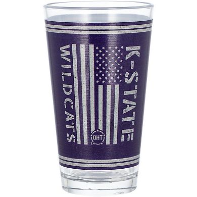 Kansas State Wildcats 16oz. OHT Military Appreciation Pint Glass