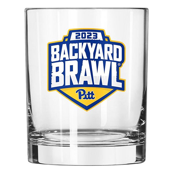 Pitt Panthers 2023 Backyard Brawl 14oz Rocks Glass