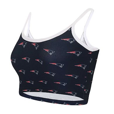 Women's Concepts Sport Navy New England Patriots Gauge Lounge Bralette
