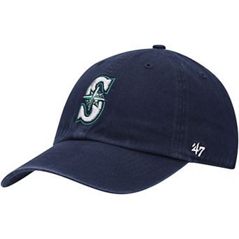 Men's '47 Navy Seattle Mariners Clean Up Adjustable Hat