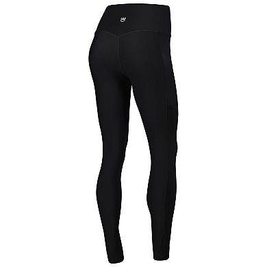 Women's Black Oklahoma Sooners 7/8 Mixed Media Pocket iLeggings