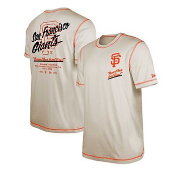 Men's New Era White San Francisco Giants Team Split T-Shirt