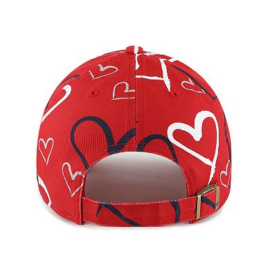 Girls Youth '47  Red Washington Nationals Adore Clean Up Adjustable Hat