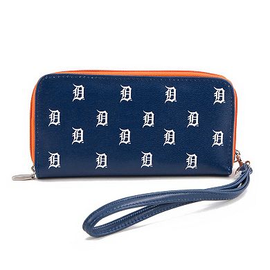 Women's Detroit Tigers Zip-Around Wristlet Wallet
