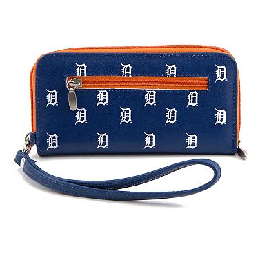Women's Detroit Tigers Zip-Around Wristlet Wallet