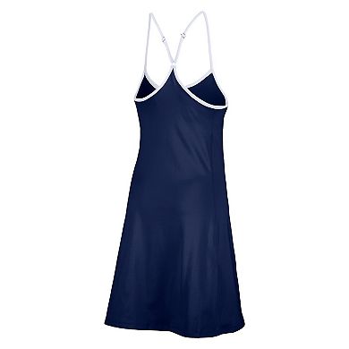 Women's Lusso Navy Boston Red Sox Nakita StrappyÂ Scoop Neck Dress
